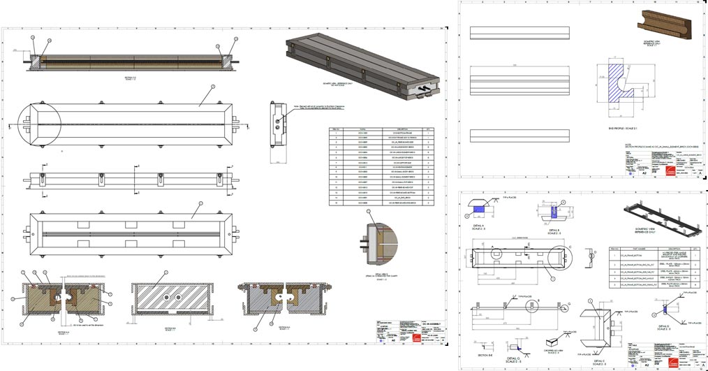 Industrial Heater 2D Drawings